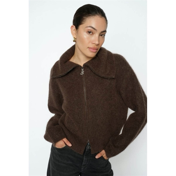 Mos Mosh Hulda Knit Zip Cardigan, Delicioso